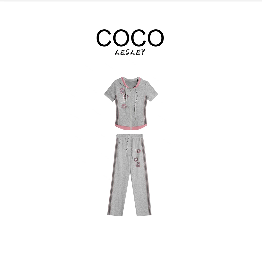 【COCO LESELY】A68913新款洋气百搭休闲套装