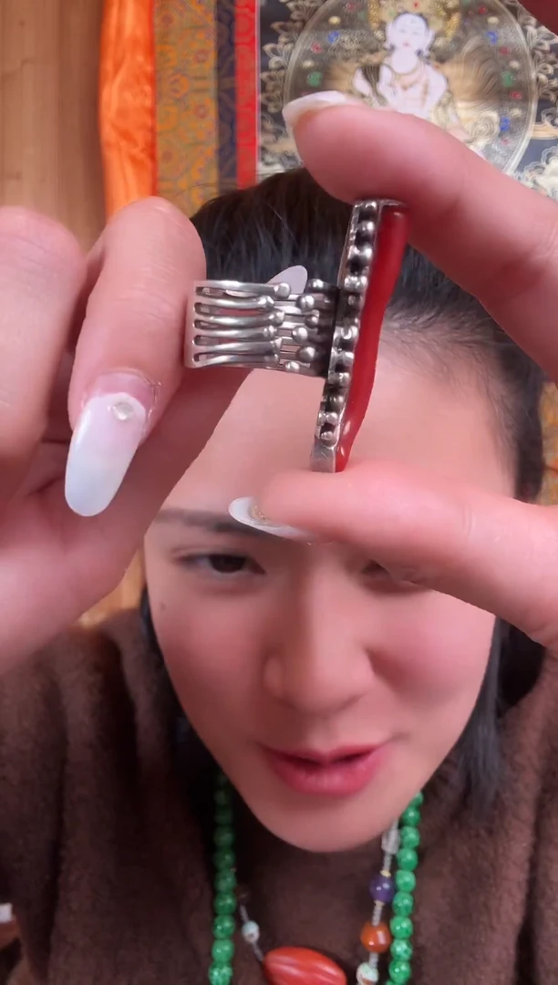 铁合金花岗石藏式风格珠串