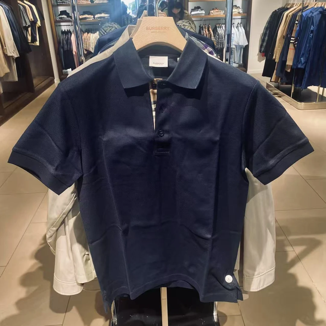 【奥地利直邮】BURBERRY/博柏利新款翻领直筒休闲短袖POLO衫时尚