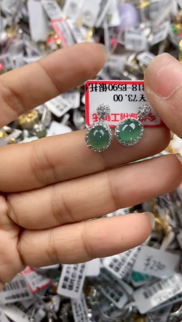 未镶嵌戒指翡翠444---3