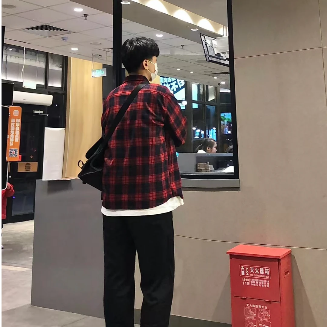 （某牌）男士衬衫秋款长袖百搭时尚款