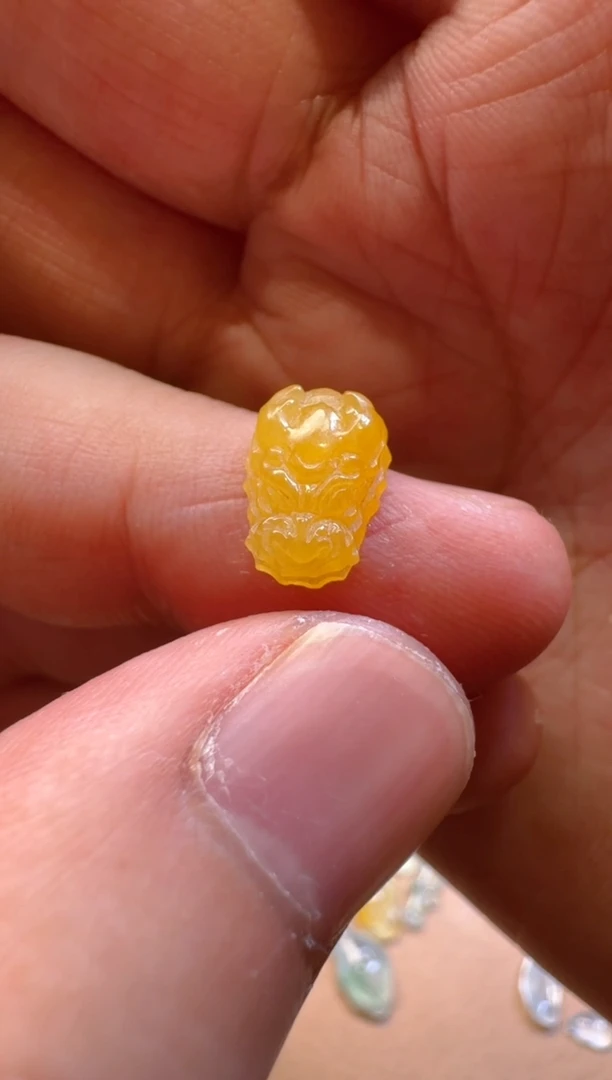 【闪购商品】定制翡翠18K金镶嵌龙头