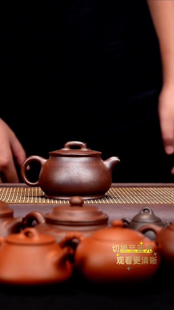 茶壶紫砂龙窑柴烧 底槽青 儒相