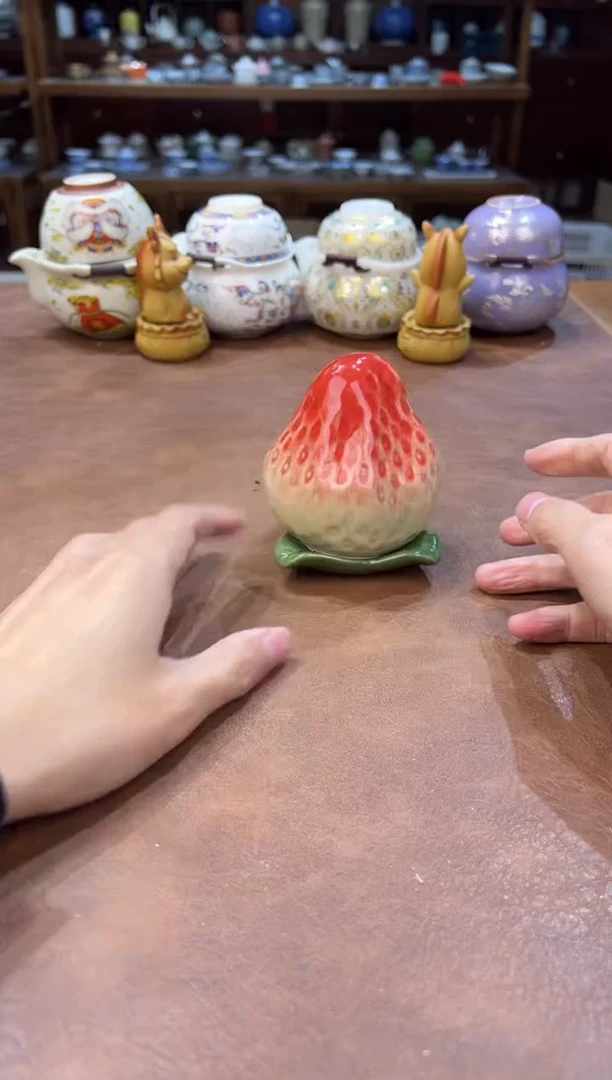 真的很便宜超好看会开片的旅行茶具