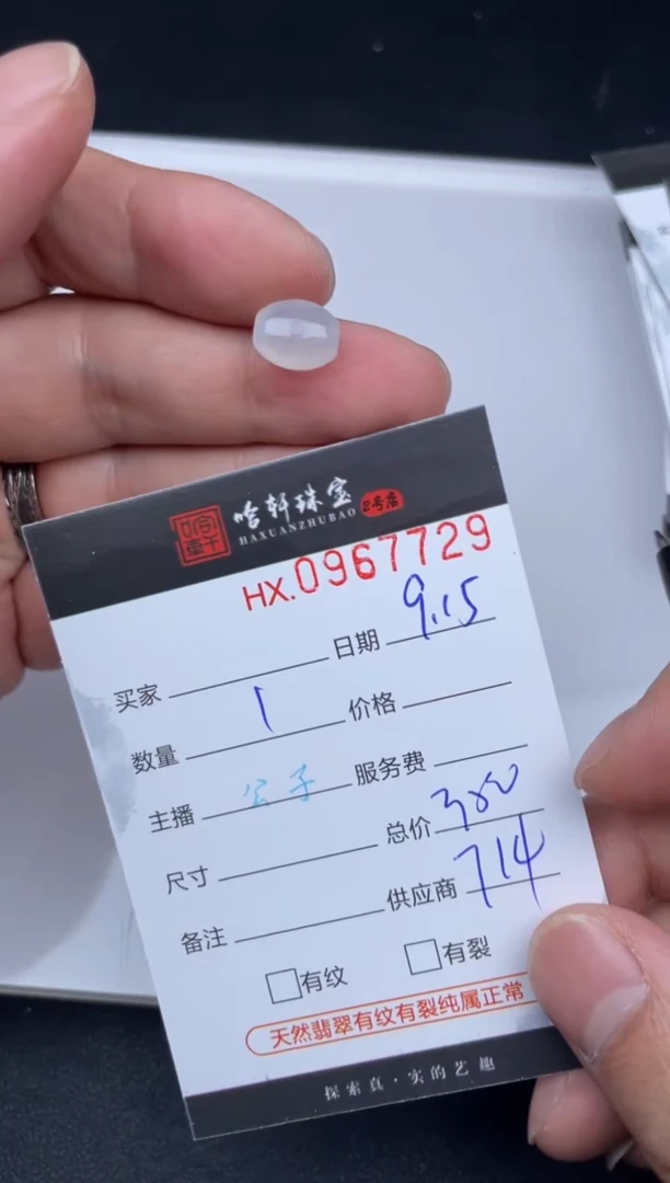 吊坠(不含链)未镶嵌翡翠哈轩  裸石1