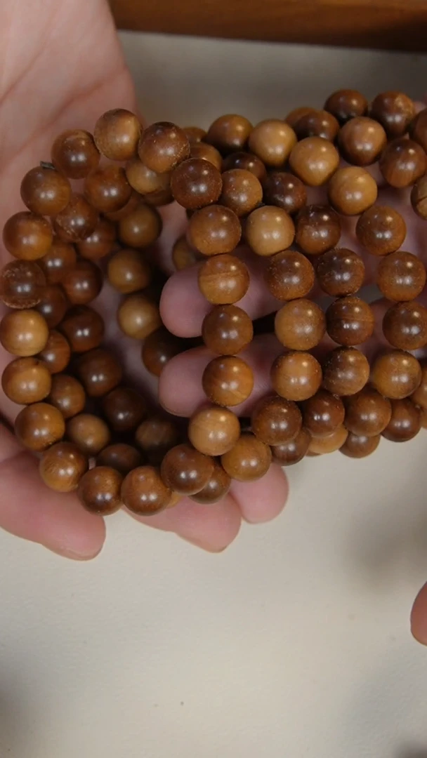 【闪购商品】檀香木手串/手链老山檀香1.0圆珠多样式发其一土埋