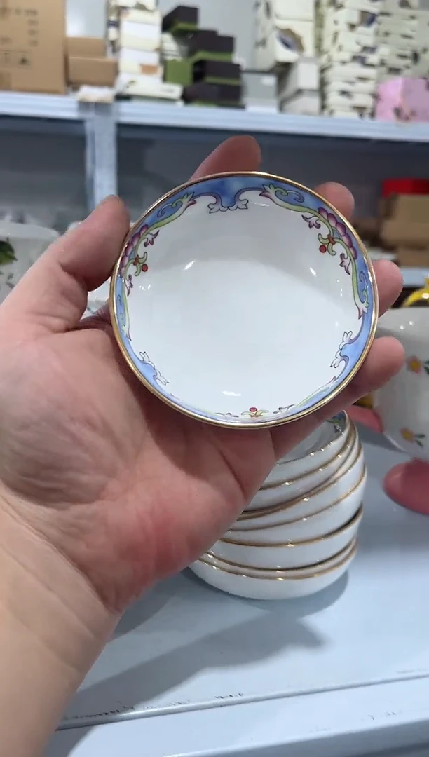 瓷片日用陶瓷（简装）碟子一个