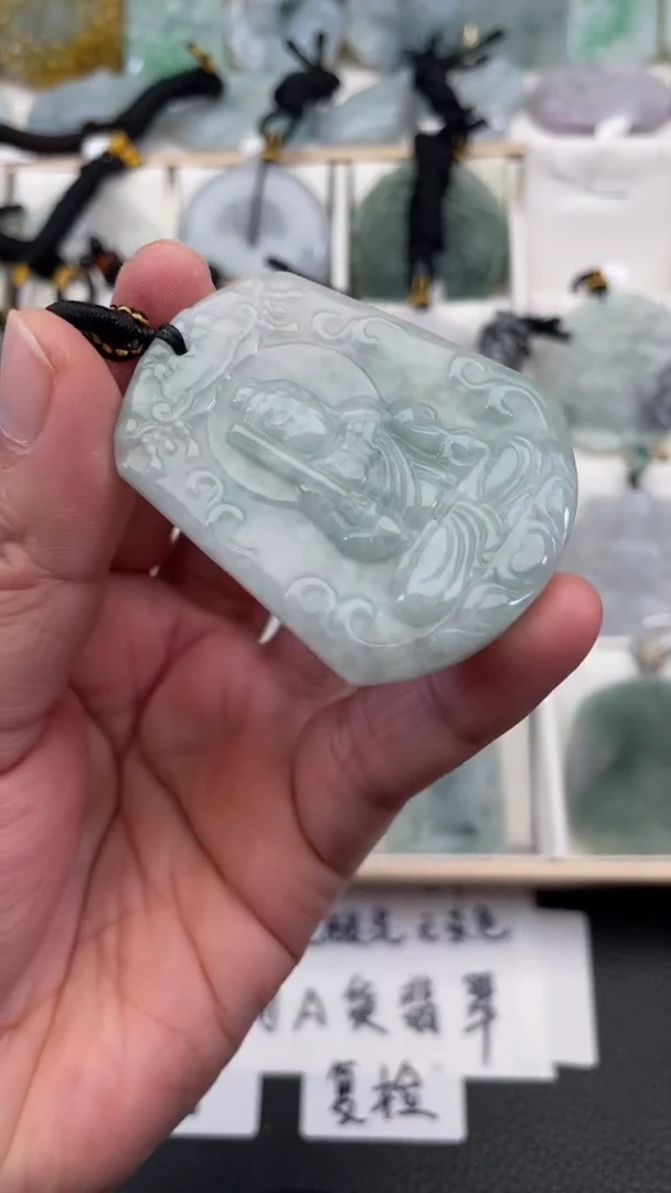 颈饰未镶嵌翡翠天然缅甸翡翠A货101