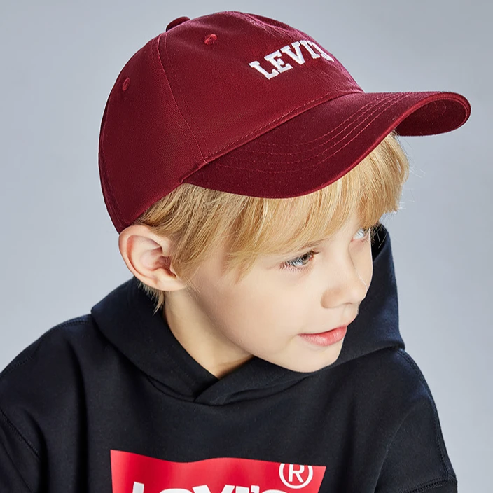 【官方旗舰】Levi's李维斯儿童童装新品可调节棒球帽鸭舌帽8730