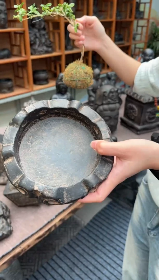 陶土【火山泥】金箍坛底座