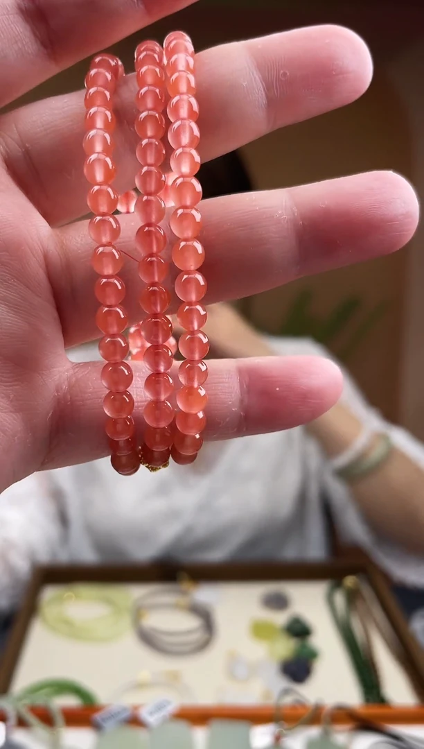 手串未镶嵌南红玛瑙1