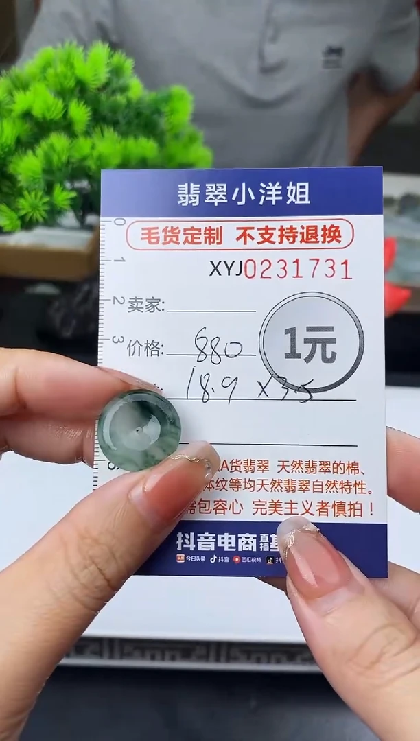 定制翡翠未镶嵌毛货商品不退换/ 1731