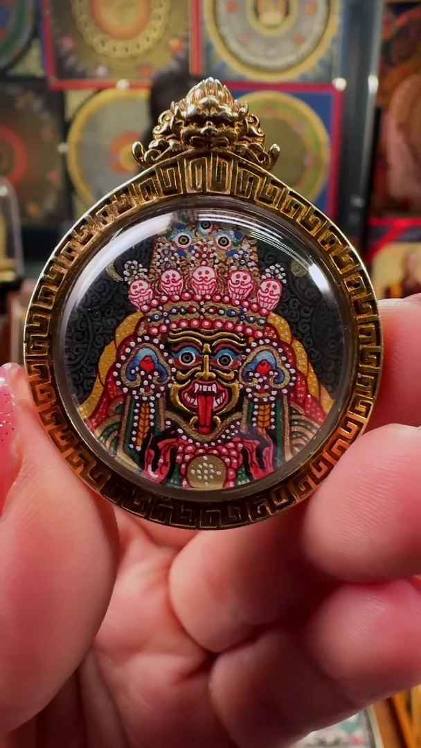 【闪购商品】吊坠壹善缘城手绘唐卡新春大促扎基