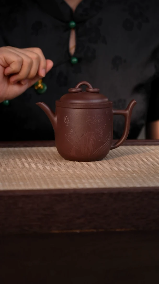 茶壶紫砂老紫泥 280cc