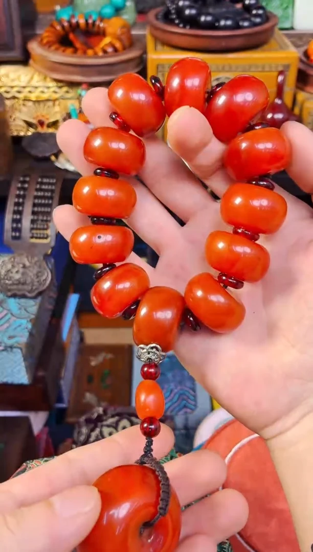 未镶嵌蜜蜡手链精品精品   独具韵味