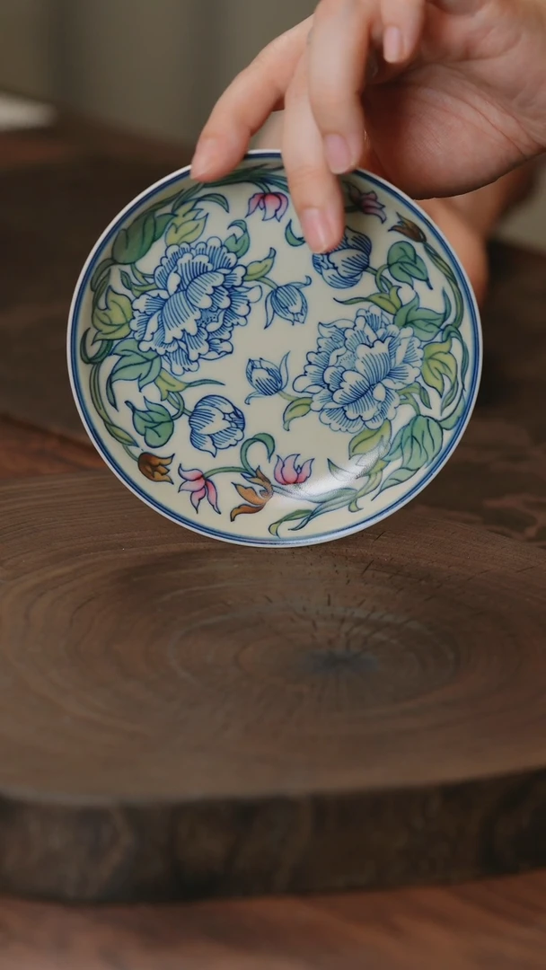 陌*北景德镇手绘壶承壶承壶承