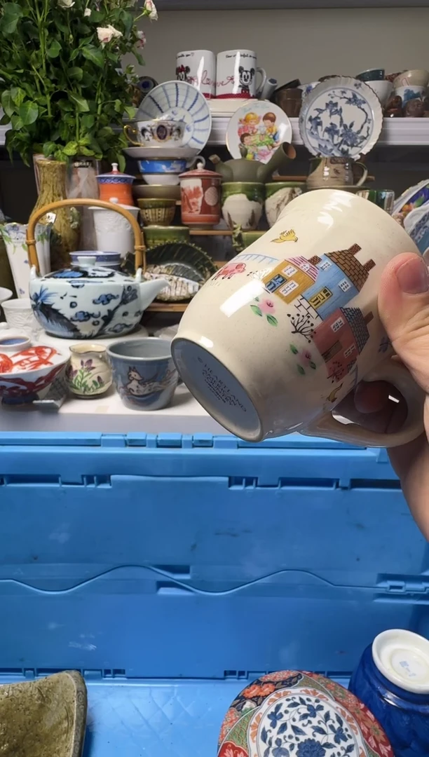 中古瓷器，默认微瑕恭****姐-恭王府大表姐