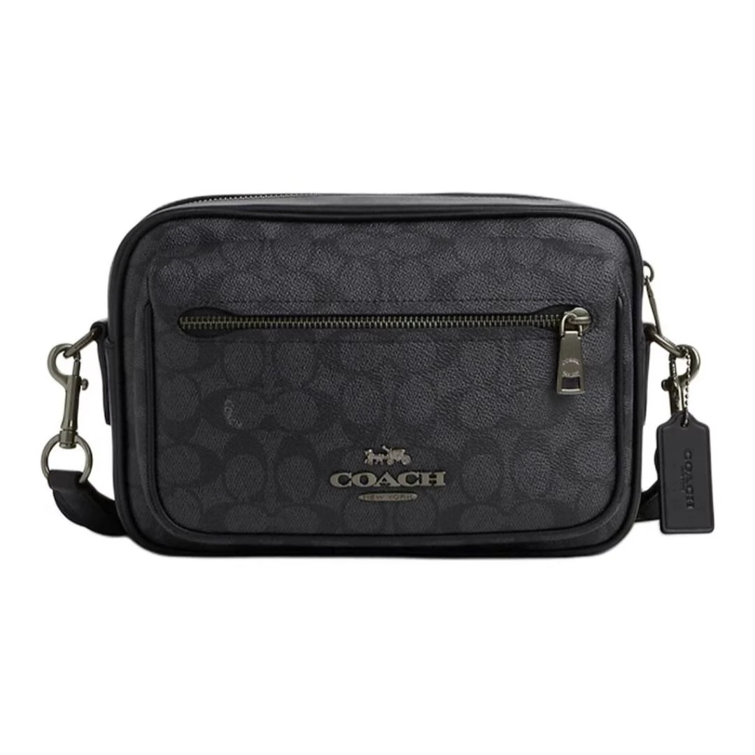 COACH/蔻驰Elias 25男士邮差包斜挎包中号24*9*16cm单肩包N