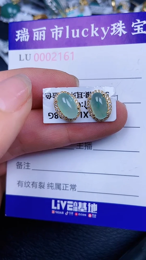 颈饰银S925镶嵌翡翠2161