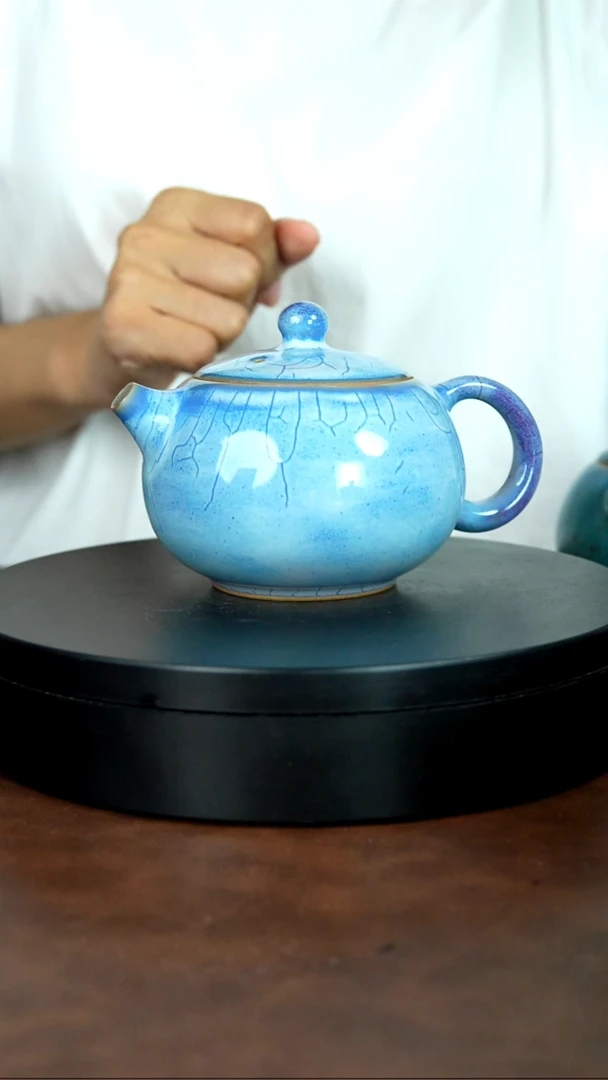 640号/神垕特产】原矿原产地钧瓷茶具