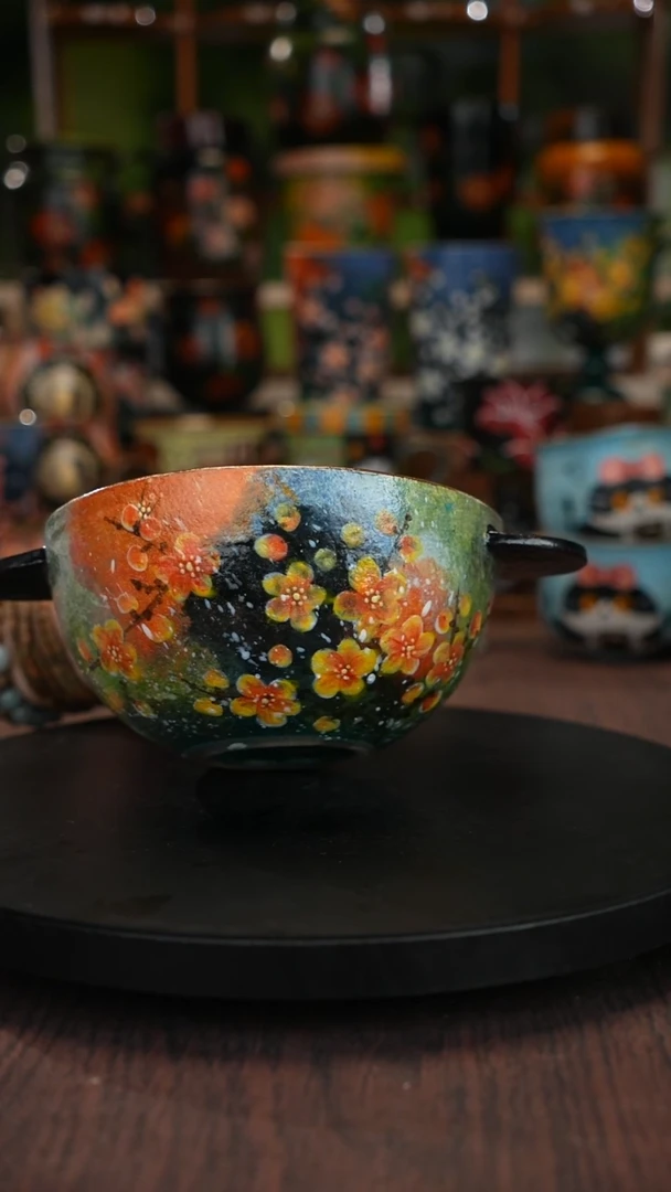 油画手绘釉 下彩