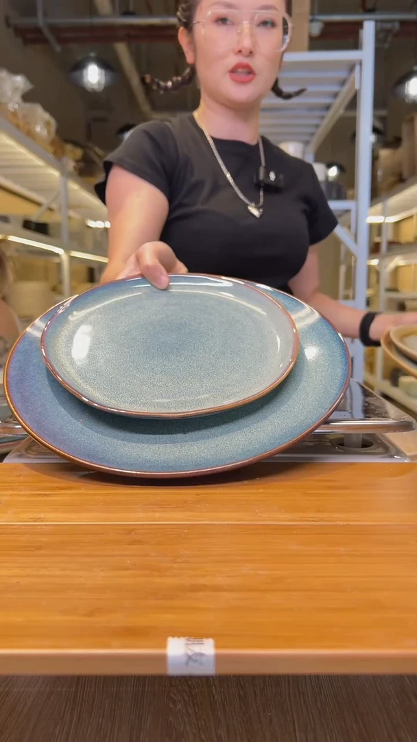 瓷158高温釉下彩陶瓷餐具