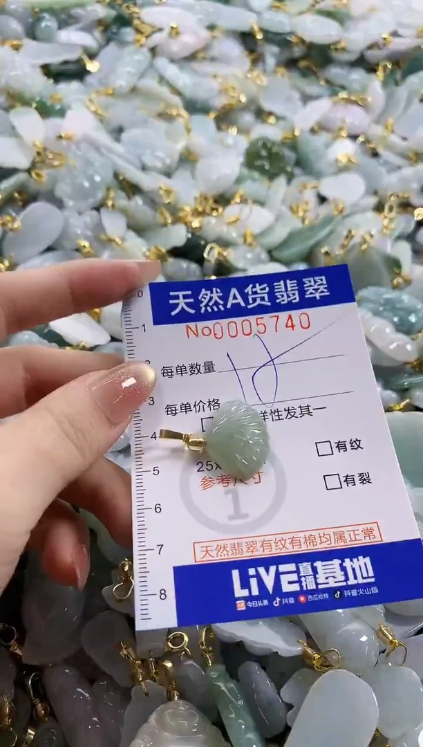 颈饰未镶嵌翡翠天然A货翡翠