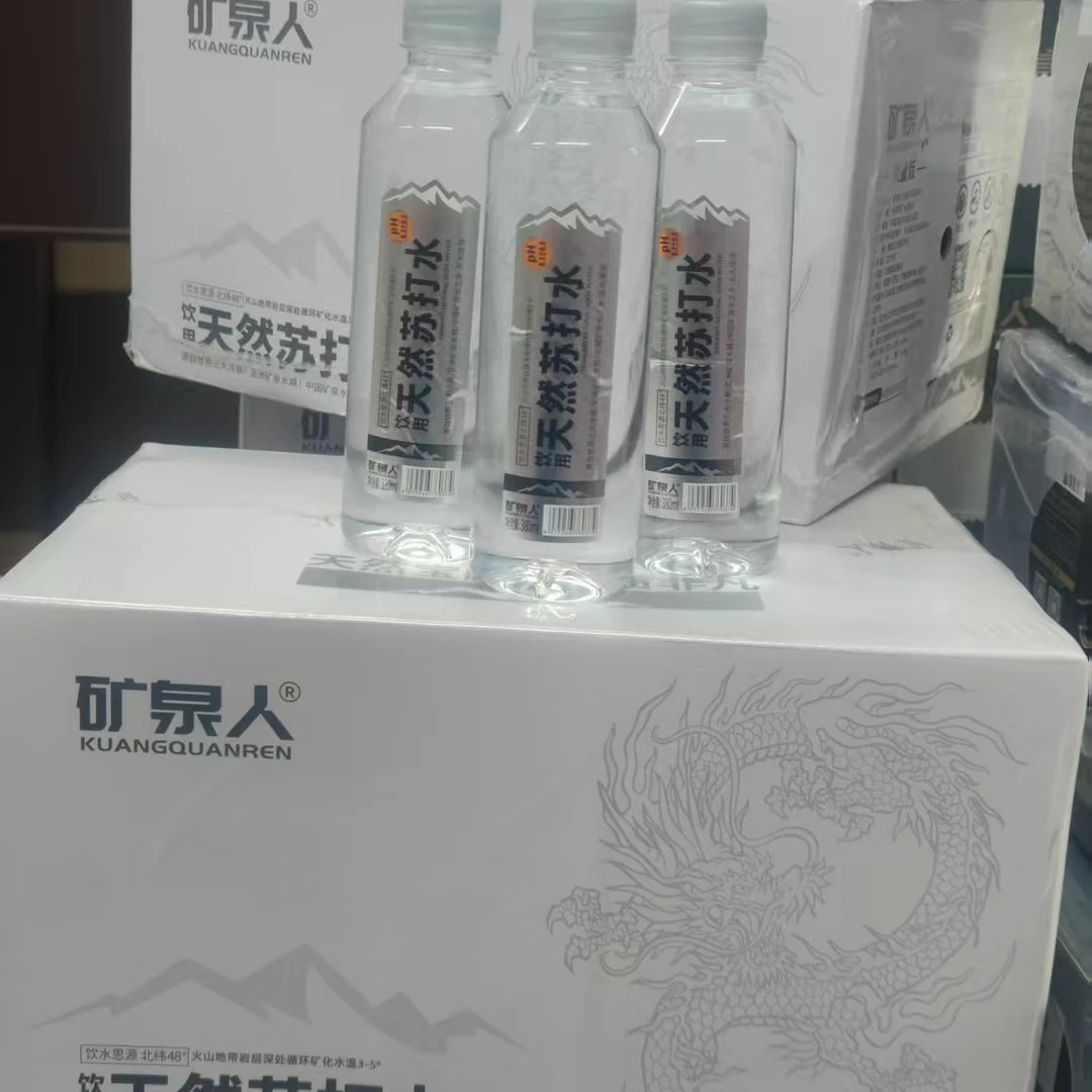 五大连池矿泉人天然苏打水（龙标）380ml*24瓶