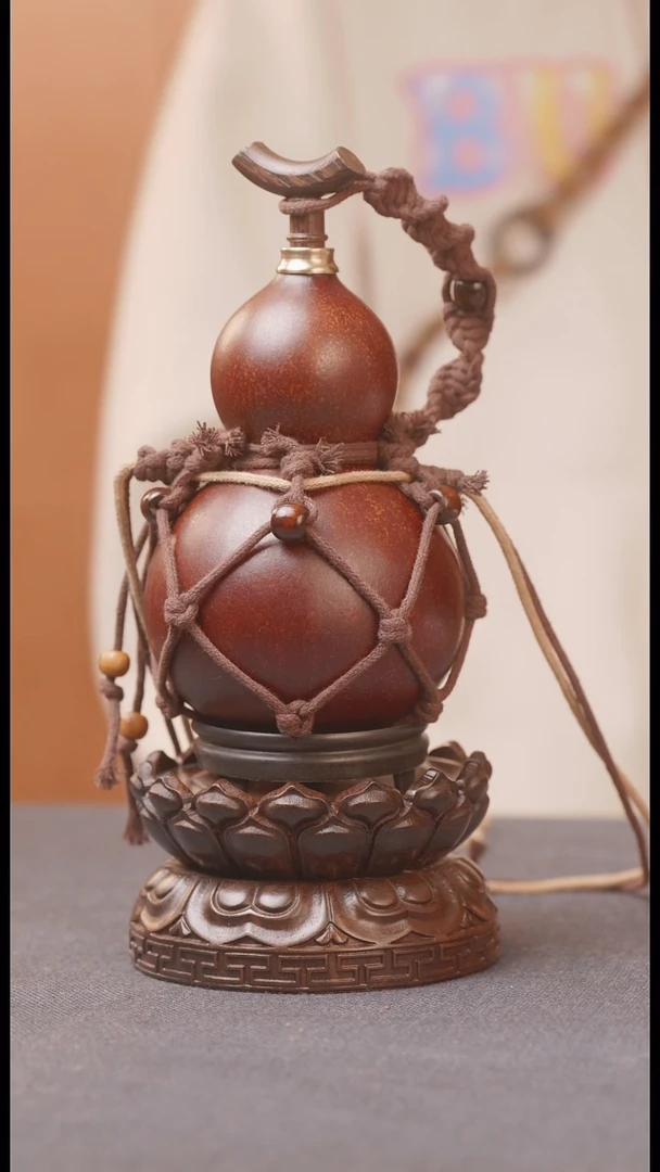 199号链接精品大漆葫芦现货现发[一物一拍]不包含莲花底座