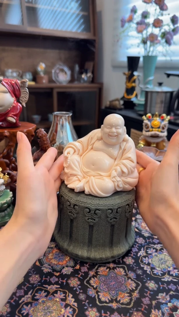 散**云弥勒加底座