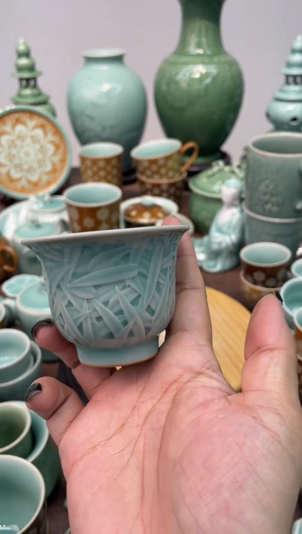特价福利 微瑕 慧仙青瓷