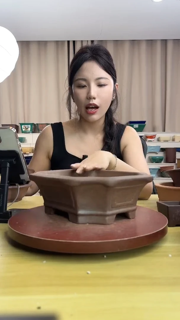 紫砂花盆紫砂花盆紫砂花盆微瑕