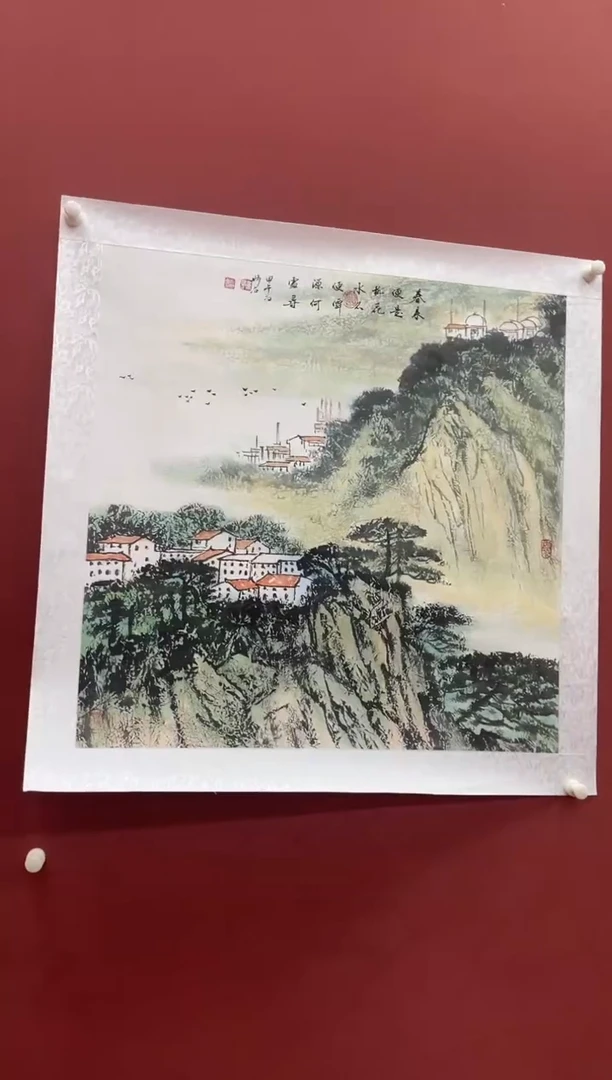 绘画国艺盛藏11.25孙老师手绘作品4平尺