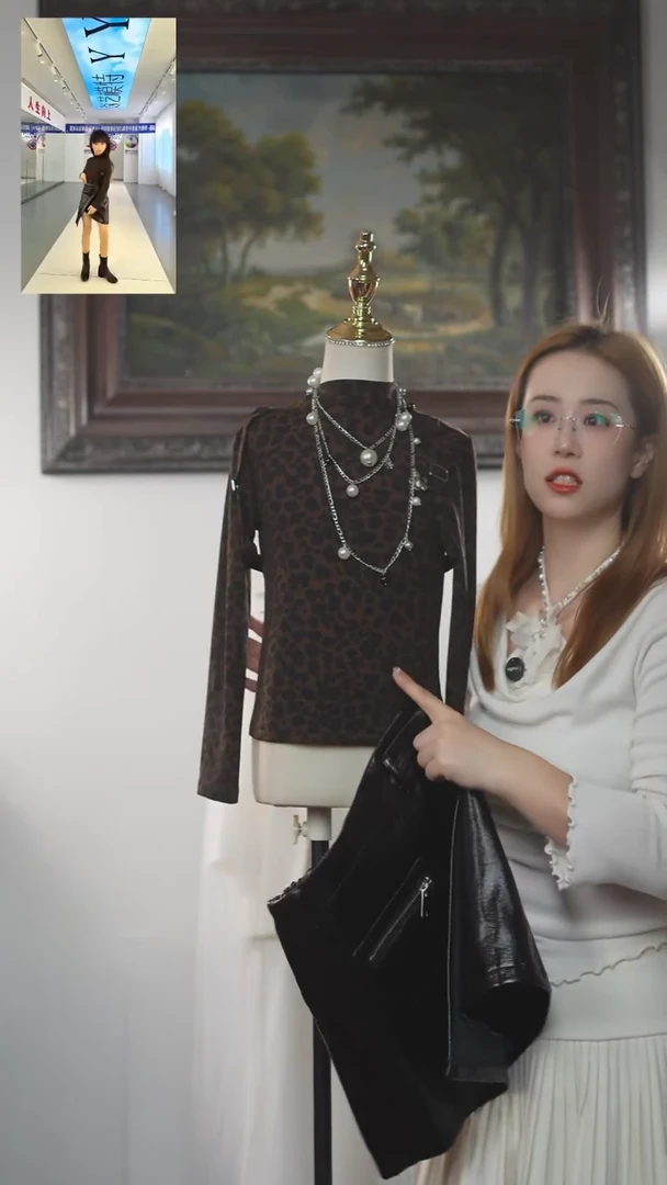 140豹纹打底艺桐轩儿童礼服