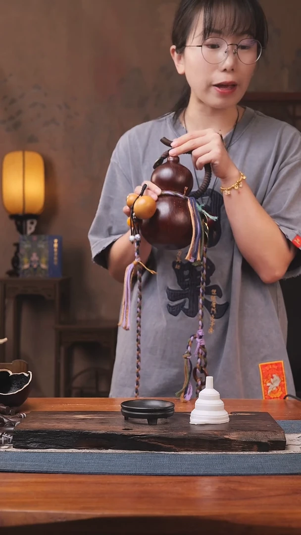1411号精品大漆葫芦防腐防渗装水茶酒