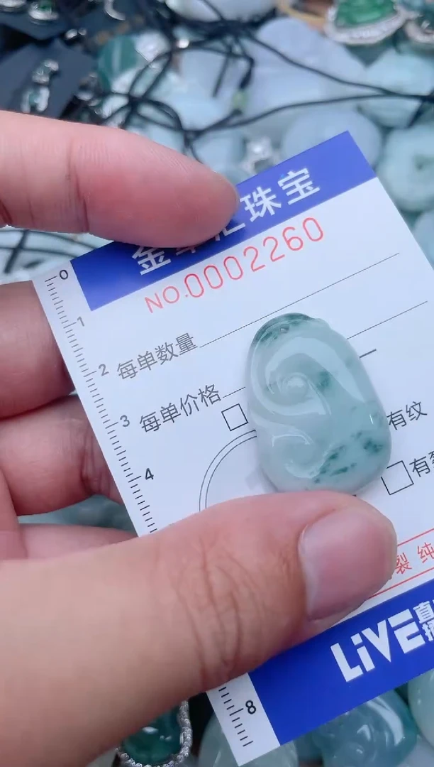 翡翠未镶嵌颈饰2260