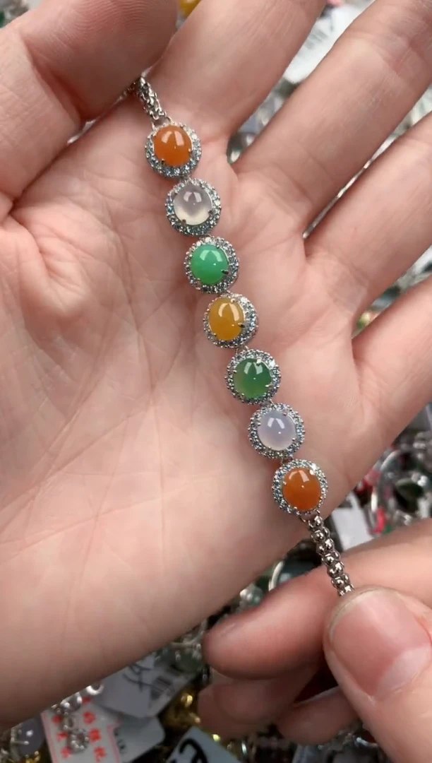 银S925镶嵌戒指翡翠131313    9