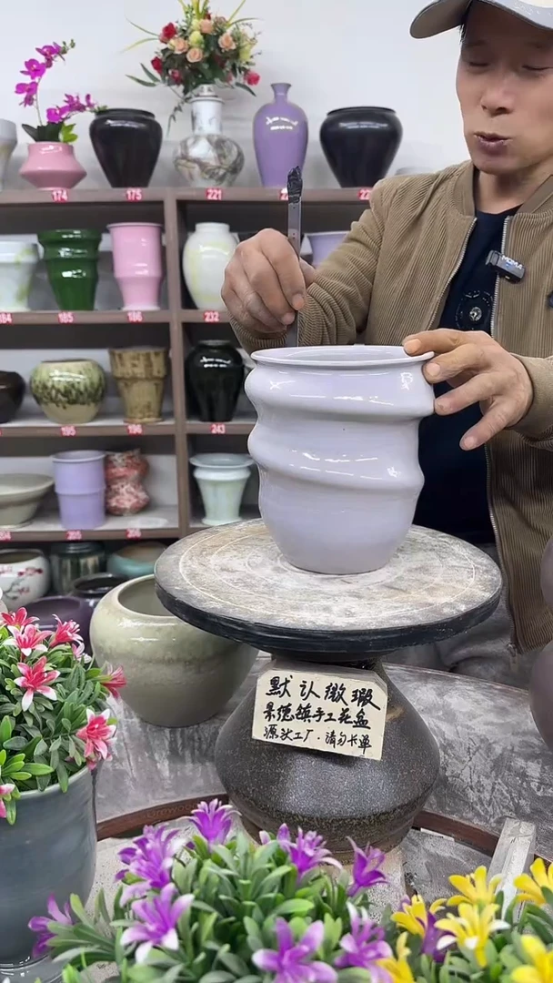 12-14-高19口13瑕-花盆