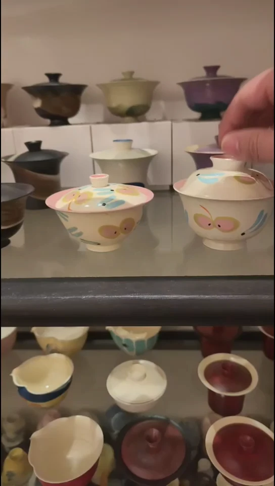 牧渔苹果宝宝盖碗