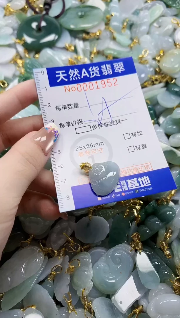 颈饰未镶嵌翡翠天然A货翡翠