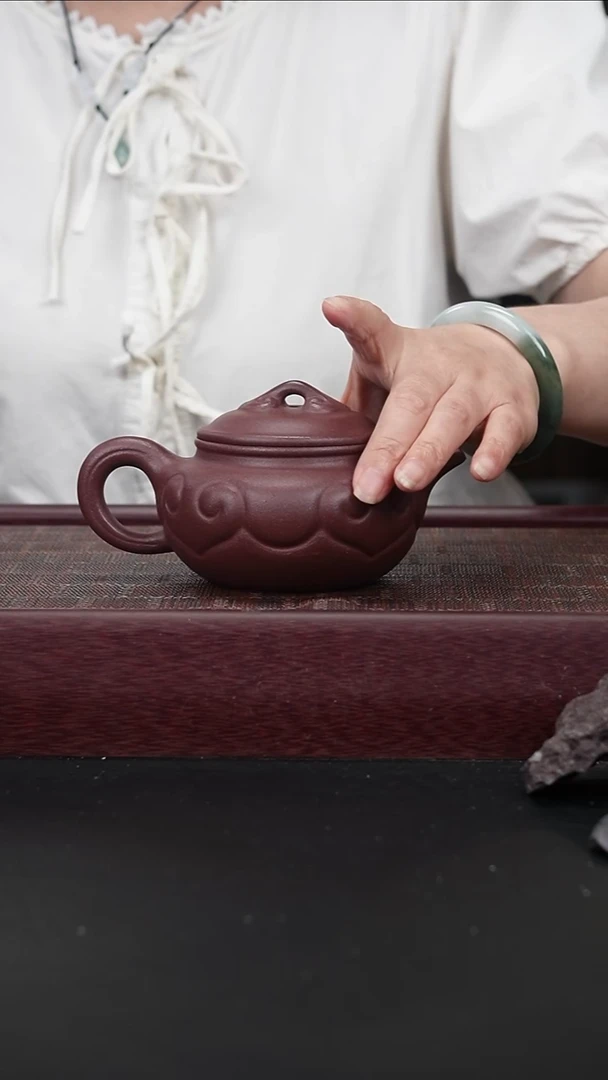 茶壶紫砂zff战旗底槽青如意仿古