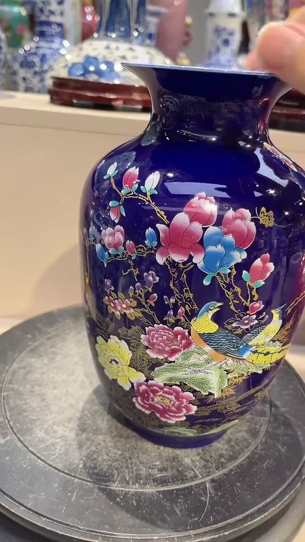 摆件景泰蓝冬瓜瓶景泰蓝冬瓜瓶