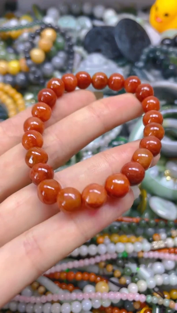 翡翠未镶嵌颈饰8MM/X/翡翠A货,一件也是批发价