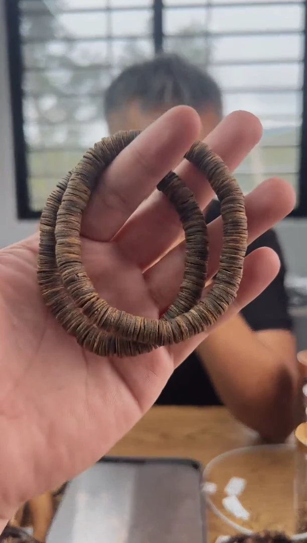 沉香手串沉水08片珠单圈9克多样性发一