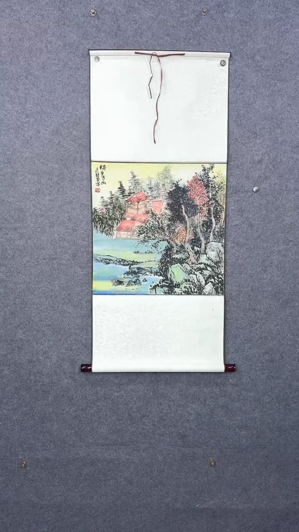 国画113*48吴铁成作品