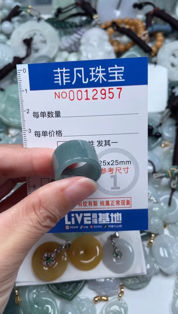 颈饰未镶嵌翡翠12957