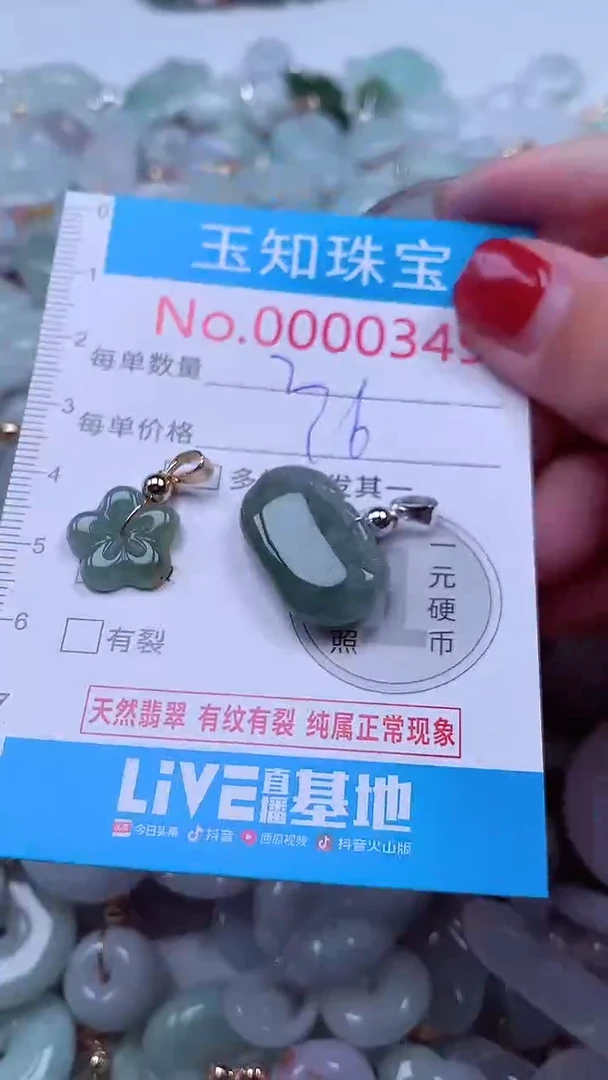 吊坠(不含链)未镶嵌翡翠349