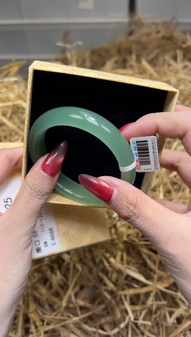 未镶嵌手镯石英质玉D9325