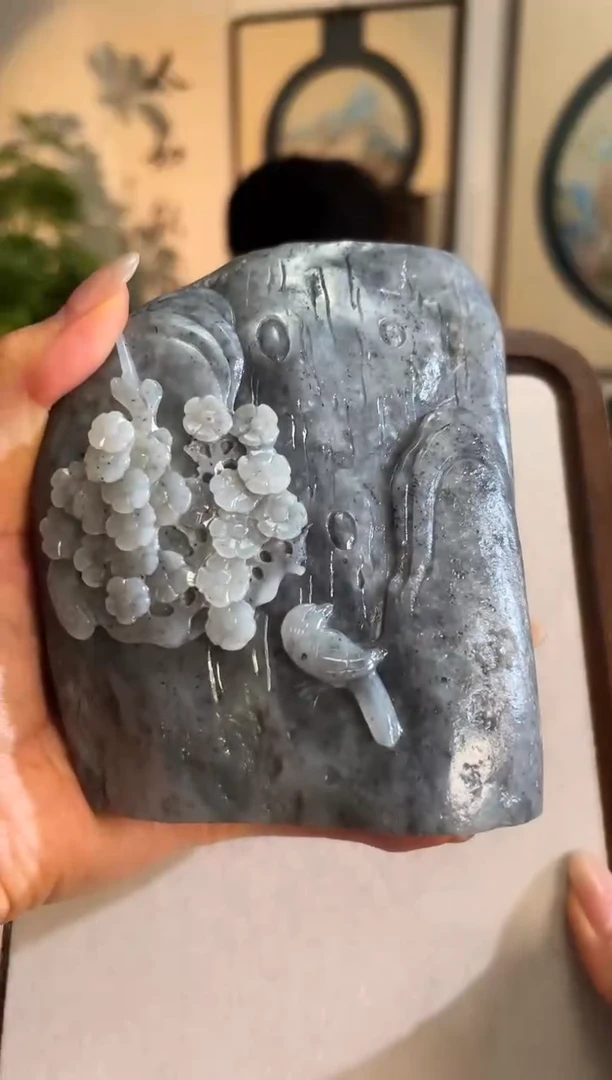 和田玉未镶嵌摆件和田玉