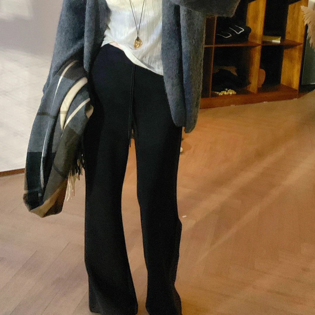 【芝士Cheese】轻氧松弛 显瘦时尚休闲百搭微喇叭秋季休闲裤